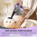 Pressurized Handheld Multi-Surface Natural Steam Cleaner with 12 pcs Accessories, Multi-Purpose Steamer for Home Use, Steamer for Cleaning Floor, Upholstery, Grout and Car (Purple)