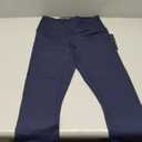 90 Degree By Reflex High Waist Legging 7/8 Tummy Control Yoga Workout Pants (Small, Dark Navy)