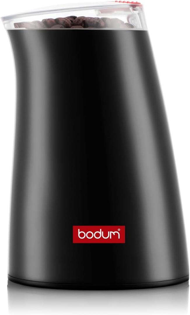 Bodum C-Mill Electric Blade Coffee and Spice Grinder, Stainless Steel Blade, Black (1.5 Oz (Pack of 1))