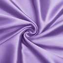 VACVELT Charmeuse Satin Fabric by The Yard, 60 Inch Wide Light Purple Satin Fabric Shiny & Soft Cloth Fabric, Silky Satin Fabric for Bridal Dress, Wedding Decorations, Crafts, Sewing (5 Yards)