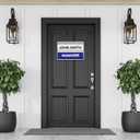 Zonon 5 Pack Curved Office Business Door Sign Display, Aluminum Wall Mount Name Plate Frame Display Curved Name Plate Holder with Adhesive Tape Cubicle Office Door Name Plate Holder 8.5" x 11"