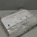 Sheer Window Curtains 2 Panels 38" W x 84" L (76" W) Linen Textured Curtains & Drapes for Living Room, Bedroom, Farmhouse Curtains, Boho Decor, Light Filtering Window Treatments with Grommets