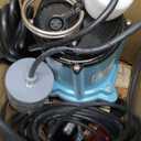 Little Giant 10SC-CIA-RF 115 Volt, 1/2 HP, 7200 GPH Automatic Cast Iron Submersible Sewage/Effluent Pump with Piggy-back Float Switch and 20-Ft. Cord, Blue, 511433