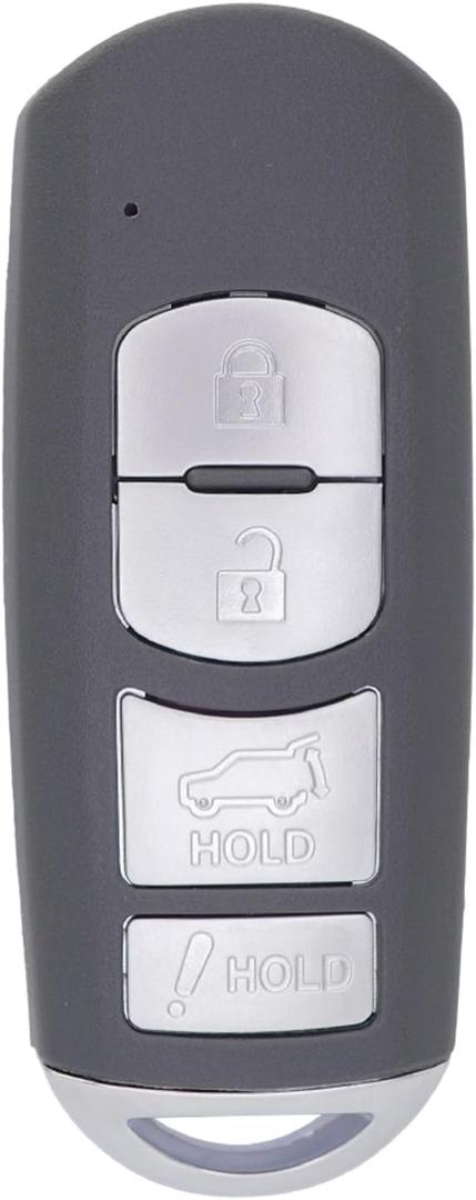 Key fob Replacement fits for Mazda CX-5 CX-9 2016-2018 Smart Car Keyless Entry Remote Control WAZSKE13D02 GJY9-67-5DY 315MHz