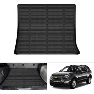 Cartist Custom Fit for Cargo Liner 2010-2017 Chevy Equinox/GMC Terrain All Weather Anti-Slip Rear Trunk Mat TPE Waterproof
