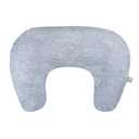 Boppy Nursing Pillow, Blue Speckled Current, Larger, More Supportive Pillow for Breastfeeding and Bottle Feeding; Firmer Fill, Higher Lift, Larger Area Than Original Nursing Pillow; JPMA Certified