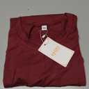 syoss Women's Summer Tank Tops Pleated Round Neck Sleeveless Trendy Tops for Women Dressy Casual, XL, Wine Red