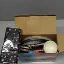 Birthday Party Tableware, 161 Pieces Black and Rosegold Party Supplies, Party Dinnerware Sets Include Paper Plates Napkins Cups Silverware, for Shower Engagement Parties Decoration -20 Serves