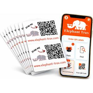 Smart QR Code Storage Labels – 80 Color-Coded Scannable QR Labels for Storage Bins, Moving Boxes & Inventory Organization | Smart Labels for Home, Office & Small Business