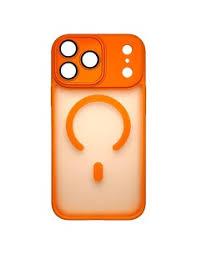 TORRAS Stronger Magnetic & Shockproof for iPhone 17 Pro Max Case, Fit for MagSafe, Military Grade Drop Protection, Camera Control, DIY Button, Slim for iPhone 17 Pro Max Case Translucent Orange