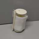 SANDJEST Glass Tumbler with Straw and Lid, Glass Water Bottle with Silicone Sleeve 20oz, Smoothie, Iced Coffee Cup, Gifts for Women Teen Girls Birthday Christmas (Cream)