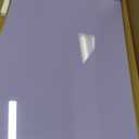 Lightomorrow Bulletin Board 30 x 20 inches, Light Lavender Pin Board, Golden Aluminum Framed Fabric Cork Board with 10 Push Pins