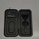 SUPPLY Single Edge Max Razor for Men  Premium Metal Single-Blade Safety Razor with Pivoting Head for Fewer Cuts and Irritation  Includes 8 Blades & Magnetic Reload System  Jet Black