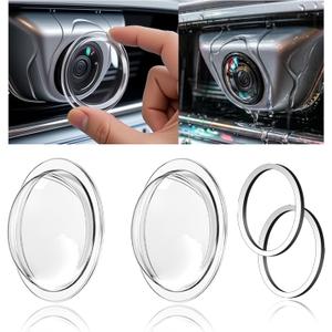 2PCS Car Camera Lens Protector,High-Transparency Car Rear View Backup Camera Cover Provides Full Protection,Anti-Scratch Cars Rear View Cameras Cover Cars Accessories