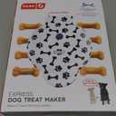 Dash Express Dog Treat Maker - DIY Bone-Shaped Treats - Personalized Dog Gifts - Easy to Clean - 8 Bones, White