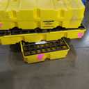 Eagle Square 4 Drum Spill Platform with Forklift Pockets, 52.5"x51.5"x6.5", 60 Gallon Sump, 10,000 lbs. Load Capacity Containment Tray, Made in USA, Yellow, 1634