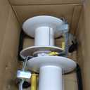 3:1 Geared Electric Fencing Reel with Reel Guide,Electrified Rope Winder Reel with Locking Function for Farms, Ranches, Gardens(2PCS)