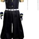 Gonriya Mens Costume Anime Cosplay Outfit Uniform for Adult, Size 2XL