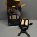 30W Rechargeable Work Light, 3000 Lumen Magnetic Work Light Battery Powered, Waterproof Portable Cordless Job Site Lighting for Construction Site, Workshop, Garage, Camping, and Car Repairing