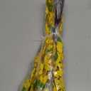 6Pcs Artificial Forsythia Branches 35" Yellow Long Stem Artificial Flowers for Tall Vase Fake Silk Flowers Forsythia Stems for Home Table Centerpiece Kitchen Decorations