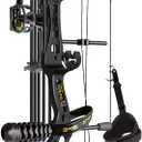 Sanlida Archery Dragon X8 RTH Compound Bow Package for Adults and Teens,18-31 Draw Length,0-70 Lbs Draw Weight,up to IBO 310 fps,No Bow Press Needed, RH Only