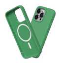 RhinoShield SolidSuit Case Compatible with Magsafe for [iPhone 15 Pro] | Shock Absorbent Slim Design Protective Cover with Premium Matte Finish 3.5M / 11ft Drop Protection - Parakeet Green