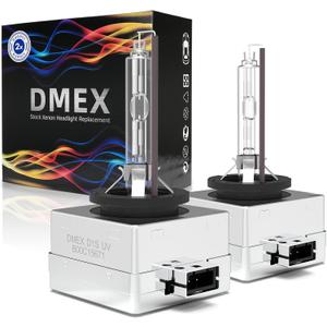 DMEX D1S Xenon HID Headlight Bulbs 4300K Warm White 35W 66144 66140 85140 85415 Replacement - Pack of 2(NOT fit Halogen Headlight Assembly)