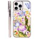 COTAIL Clear Magnetic Case for iPhone 14 Pro Max, Slim Anti-Yellow Transparent Cover, Military Grade Protection, Phone Cases for iPhone 14 Pro Max, Watercolor Flowers