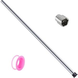 32" Magnesium Anode Rod for Hot Water Heater Compatible with Rheem Reliance A. O. Smith Giant GE Richmond Water Tanks, 32" Long 3/4" NPT Thread 0.84" Diameter Hex Plug Protect Rotten Egg Smell