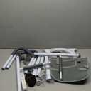 Bed Rails for Elderly Adults Safety: Adjustable Bedside Assist Rails with Storage Pockets, Non-Slip Handles, Sensor Night Light, 400LB Gravity Capacity (Stand-Compatible with Bed Frames 13.19" or Highe)