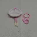 Matyz Baby Feeding Suction Warm Plate with Draining and Drying Design - Stay Put Divided Plate for Kids - Including 1 Toddler Plate and 2 Spoons - Microwave & Dishwasher Safe (Pink)