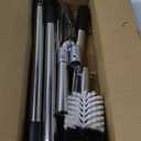 Gutter Cleaning Tools, 6.4FT Gutter Cleaner with Pole & Gutter Brush, Gutter Cleaning Tools from The Ground for Removing Leaves and Debris from roof gutters