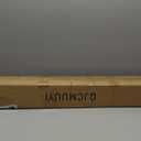 47" Black Linear Pendant Light Wooden Led Linear Pendant Light Fixtures Ceiling Hanging Dimmable Pendant Lights for Dining Room Kitchen Island Pool Table Lights Black Wood Finish