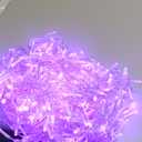 WATERGLIDE Outdoor Halloween Net Lights, 12FT x 5FT 360 LED Fairy String Light with 8 Lighting Modes, Connectable Light Safe Adaptor for Garden Tree Bushes Holiday Party Decorations, Orange & Purple