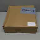 6 Pcs Clear Cupcake Display Stand Set 3 Tier Dessert Treat Stands Serving Tower Tray with Gold Rim Rectangle Serving Trays Candy Cookie Sandwich Stand for Wedding Birthday Tea Party