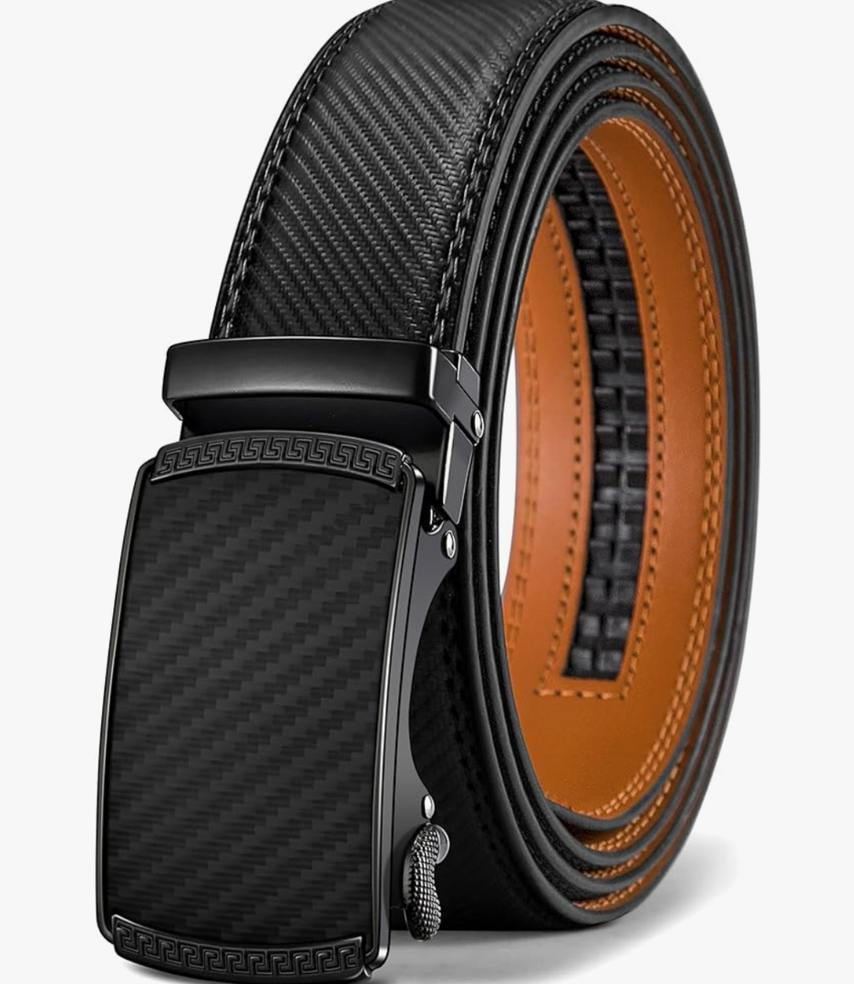 BULLIANT Men's Belt,Slide Ratchet Belt For Gift Men Dress Pant Shirt Oxfords,Trim To Fit