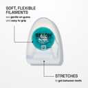 REACH ULTRACLEAN ULTRABLAST, Cool Mint Dental Floss, Plaque Remover for Teeth, Shred Resistant, Waxed, Easy on Gums & Teeth, Fresh Breath, Oral Care, PFAS Free, for Adults & Kids, 25 YD