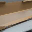 Lithonia Lighting 4 Foot Replacement Acrylic Diffuser Lens, Clear Prismatic Replacement Cover for 48-Inch SB Series Narrow Body Square Wraparound Ceiling Light Fixture for Shop Lights