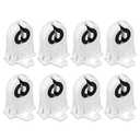 Uxcell 8Pcs T8 Fluorescent Light Holder G13 Base Non-Shunted Tombstone Lamp Socket AC 500V 2A for LED Fluorescent Tube