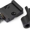 Arca Lock Clamp with Harris Bipod Adapter,Compatiable with S (Swivel) Type Harris Bipods,Arca Lock Clamp Compatiable with Atlas NC Bipods,Works on All Standard Arca 1.5" Dovetail Rails