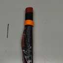 Perforated Silicone Baking Mat for Two-Thirds Size Pan, Non-Stick Eclair Baking Mat for 15x21 Big Sheet, Reusable Cookie Sheet Liner for Two Thirds Sheet Pans for Sugar Cookies 1 PCS (Black Background with Red Trim)