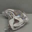 Tuanse 4 Pack Ultra Soft Dog Cat Bed Mat with Cute Prints Reversible Fleece Dog Crate Kennel Pad Cozy Washable Thickened Hamster Guinea Pig Pet Bed Mat for Small Animals(13 x 19 Inches, Gray)