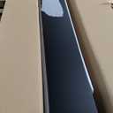 Ortaville 72" Floating Mantel Shelf - Modern White Fireplace Mantel with Matte Lacquer Finish for Living Room Elegance (72", Black)