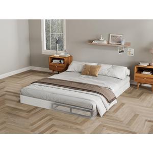 5 Inch Box Spring Queen Low Profile Black Heavy Duty Metal Mattress Foundation/Easy Assembly/Non-Slip/Noise Free/Easy Clean Fabric Cover