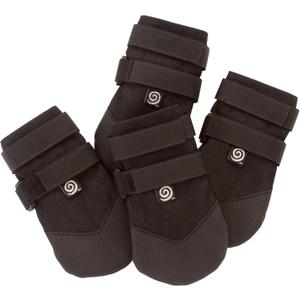 Ultra Paws Rugged Dog Boots and Paw Protectors for Small, Medium and Large Dogs Black (Size 7), L