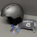 RIOROO Ski Helmet and Goggles Set, Snowboard Helmet Goggles for Men Women & Youth, Shockproof Snow Helmet Anti Fog OTG Snow Goggles for Skiing Snowboarding, S, Titanium Gray