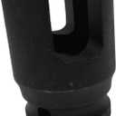 1/2-Inch Drive Multi-Purpose Lineman Socket, Fits 3/4" 4-Point Square Nuts, with 9/16" Slot for Eye Bolt/J-hooks/Hot-line Clamps/Grounding-Clamps, Heat Treated Cr-V Alloy Steel