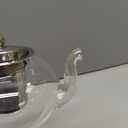 Hiware Glass Teapot with Stainless Steel Infuser & Lid, Borosilicate Glass Tea Pot Stovetop Safe, Blooming & Loose Leaf Teapots, 27 Oz