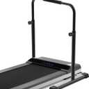 Adjustable Walking Pad Handle only, 19.7 inch Wide, 37.4 inch Max Height, Black