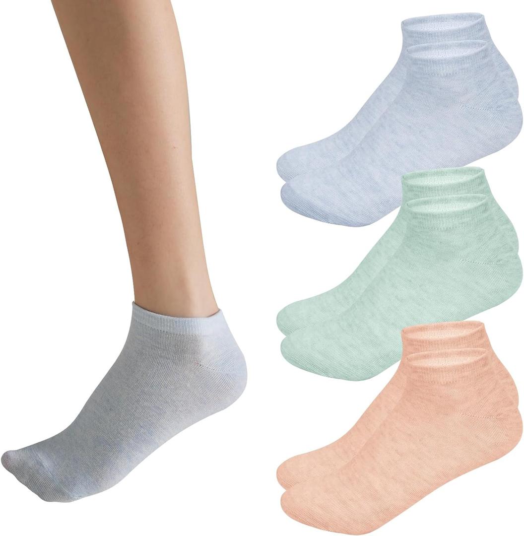 3 x Sunm Boutique Ankle Socks for Women (M)